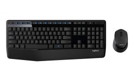 Logitech MK345 Combo toetsenbord RF Draadloos QWERTY US International Zwart