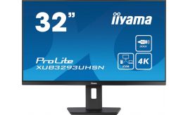 iiyama ProLite XUB3293UHSN-B5 computer monitor 80 cm (31.5") 3840 x 2160 Pixels 4K Ultra HD LCD Zwart OPEN BOX