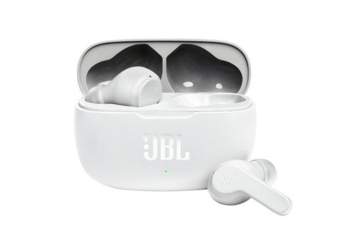 klep ballet kleding JBL Wave 200 TWS Headset Draadloos In-ear Muziek Bluetooth Wit
